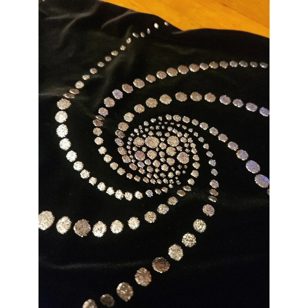 Y2K Slinky Black‎ Velvet Gown